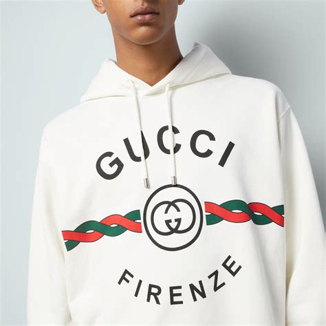 vintage gucci sweatshirt authentic|Cotton 'Gucci Firenze 1921' hooded sweatshirt .